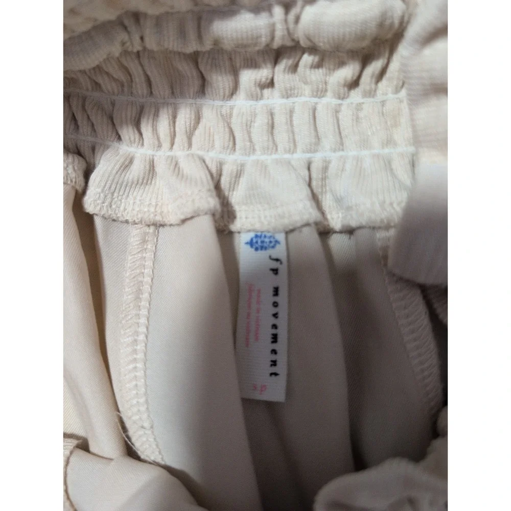 Free people FP Movement wide leg pants Small Beige